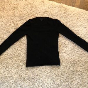 J. Crew black cashmere sweater